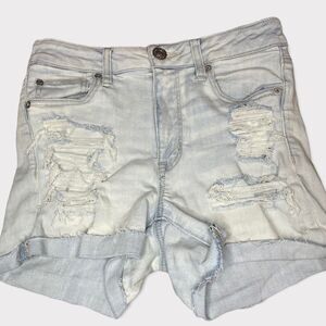 American eagle outfitters ripped jean shorts
